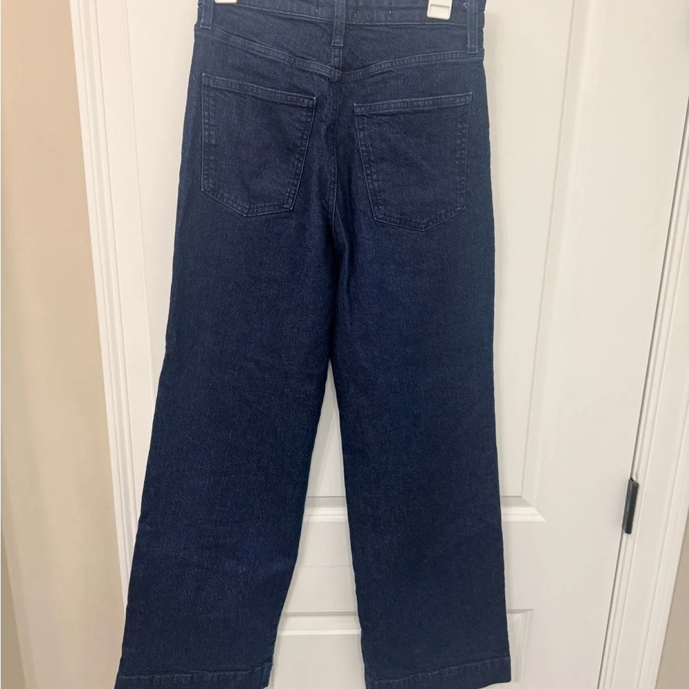Universal Thread Dark Blue Flare & Wide Leg Jeans - Picture 2 of 5